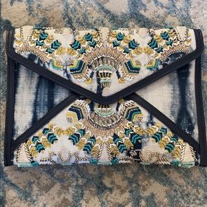 Denim Multi-colored Rebecca Minkoff clutch